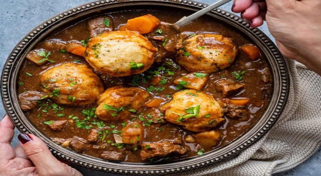 Beef Casserole with Fluffy Herby Dumplings | AgOnline