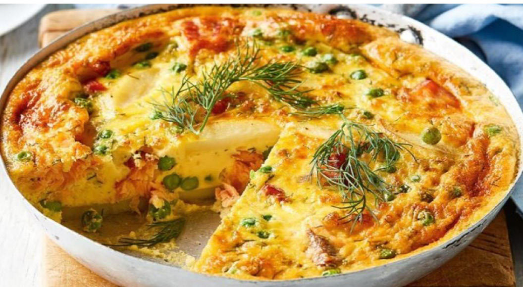 Salmon & Potato Frittata (Haramona & Riwai Frittata) | AgOnline